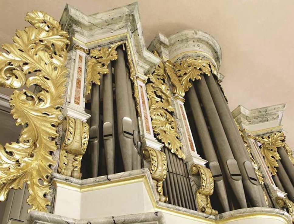 Orgel in einer Kirche in Elmstein