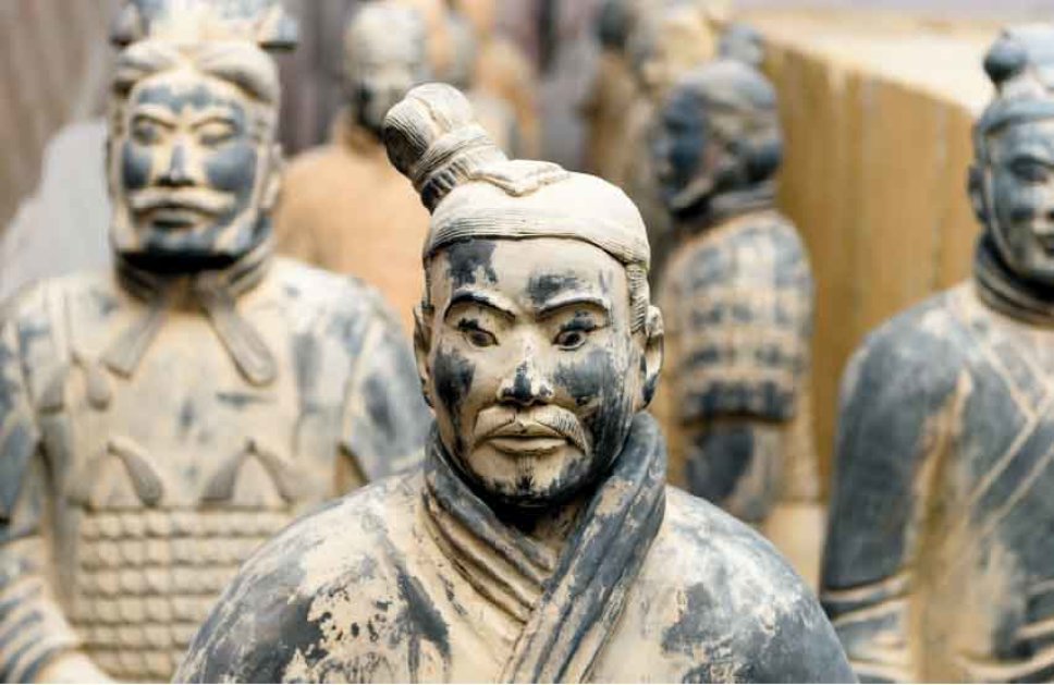 Figur aus der Terrakottaarmee