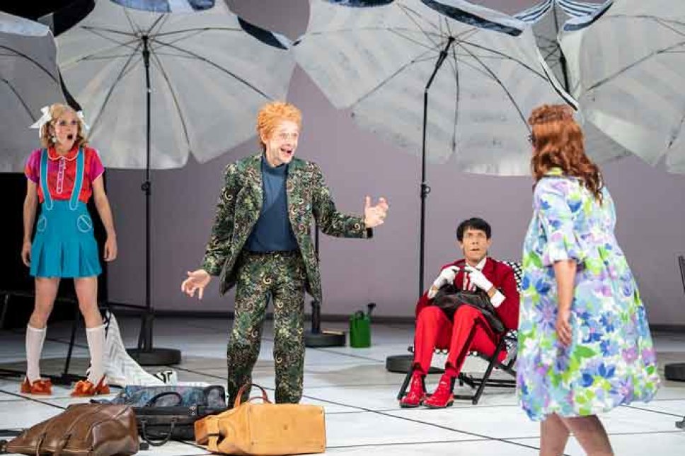 Schauspieler auf der Bühne