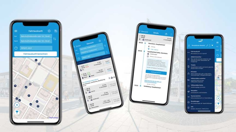 Screenshots der App