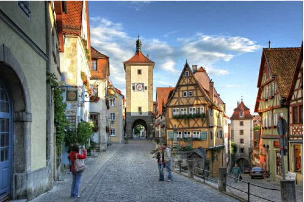 Innenstadt von Rothenburg/Tauber
