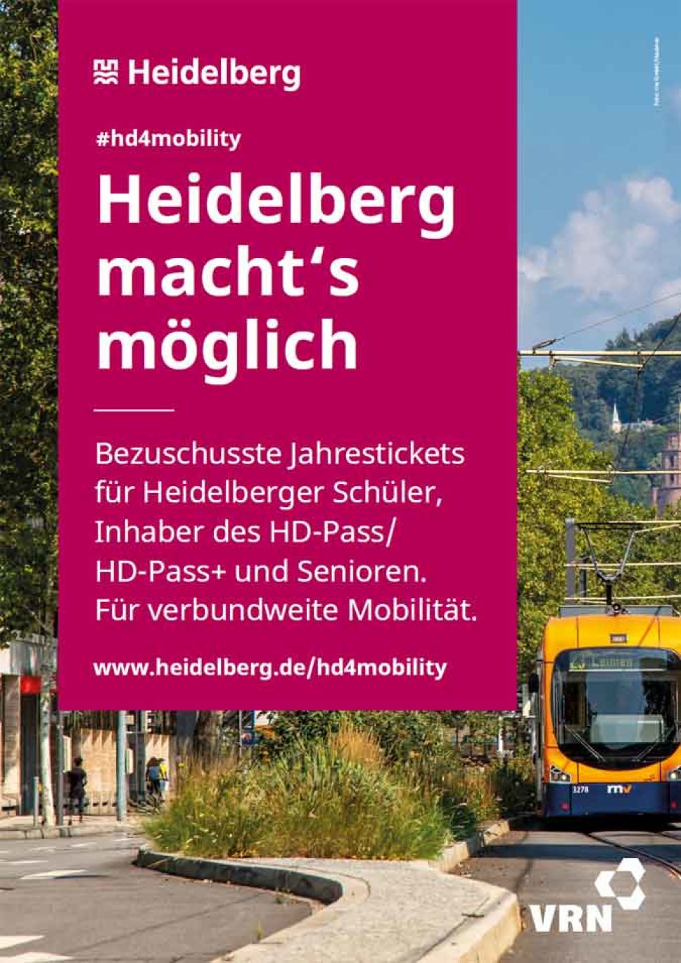 Plakat zur Aktion in Heidelberg