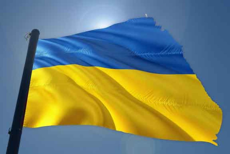 ukrainische Flagge