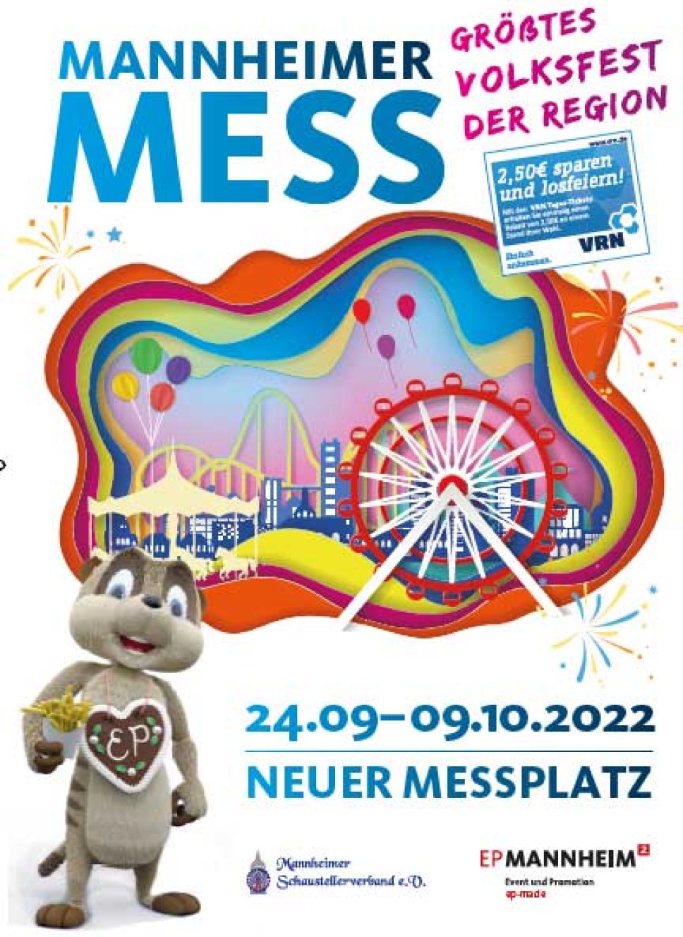 Plakat der Oktobermess Mannheim