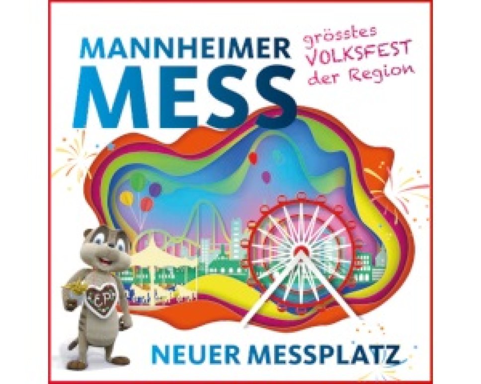 Plakat der Oktobermess in Mannheim