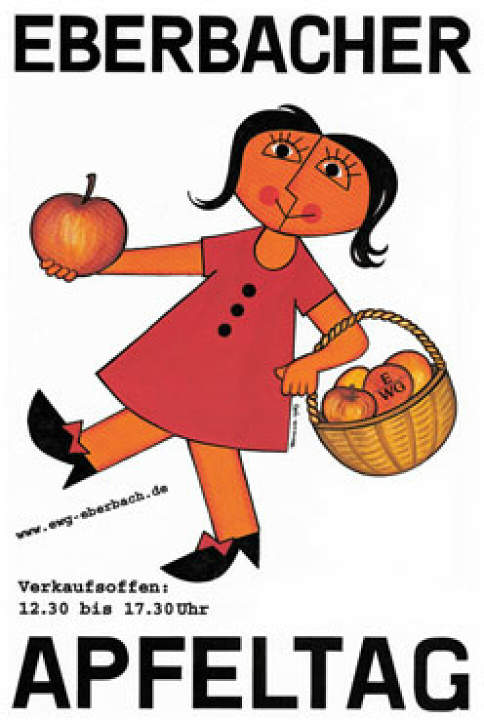 Werbeplakat des Apfeltages in Eberbach