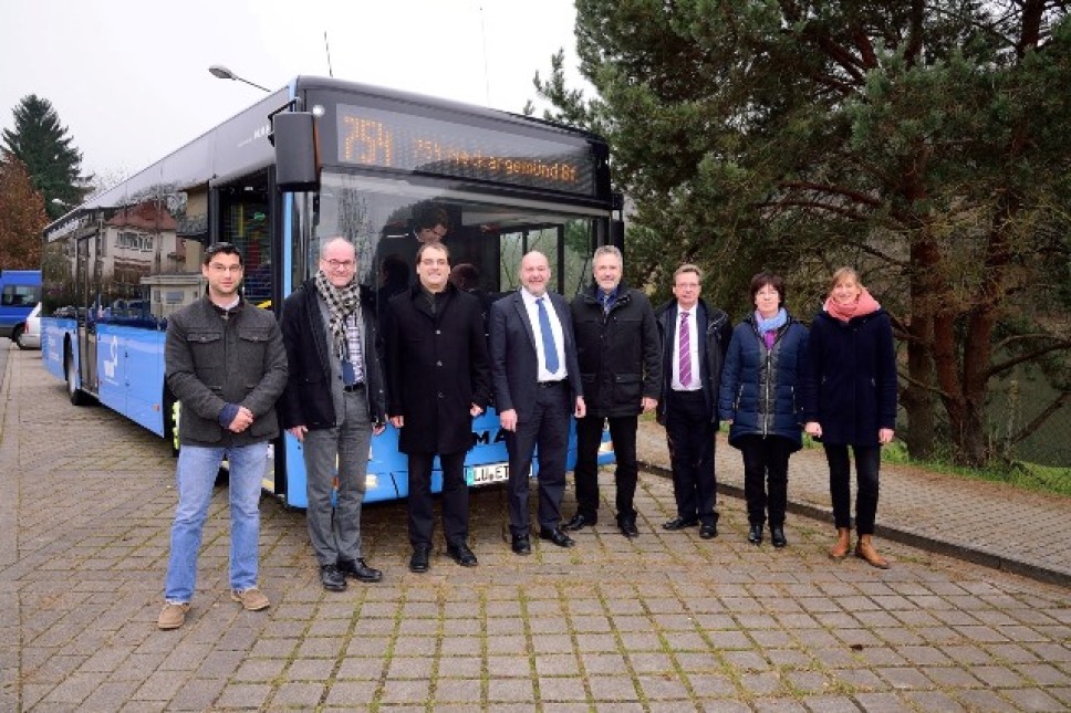 Start Des Linienbündel Neckargemünd - Präsentation Der Neuen Fahrzeuge 7-12-2016 Kl