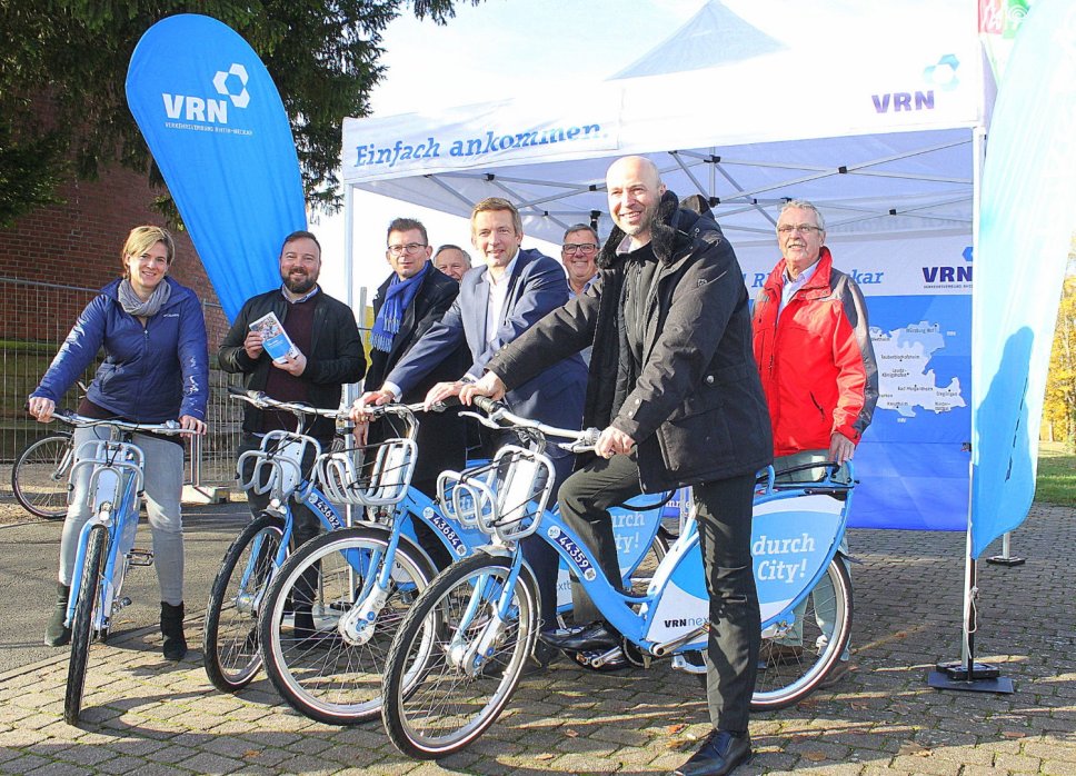 VRN VRNnextbike startet am 8. November in Ladenburg