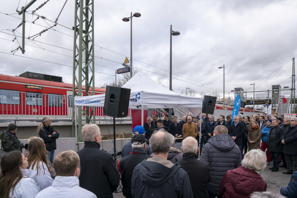 VRN Feierliche Inbetriebnahme des neuen SBahn