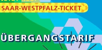 Saar-Westpfalz-Ticket Ausbildung und Jedermann ab August erhältlich