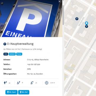 Parkplatzinfo